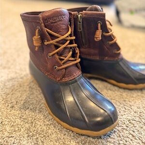 Sperry saltwater duck boots